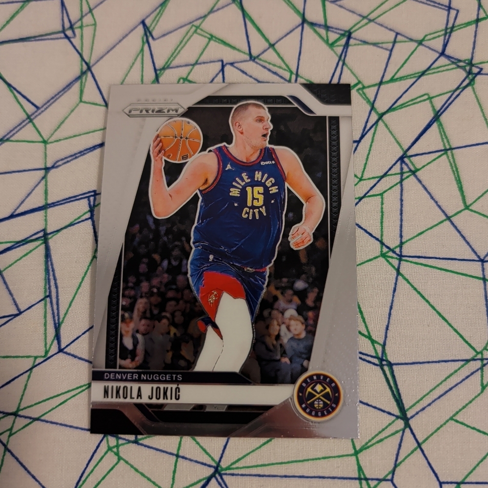 Panini Basketball Card with Blue and White Accents